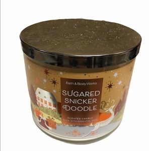 Bath and body works sugared snickerdoodle candle